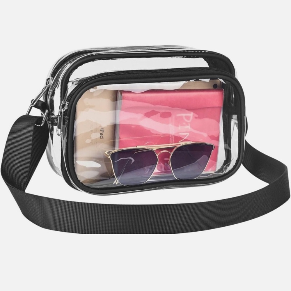 Clear Bag for Stadium Events, Clear Purse Stadium Approved with Front Pocket